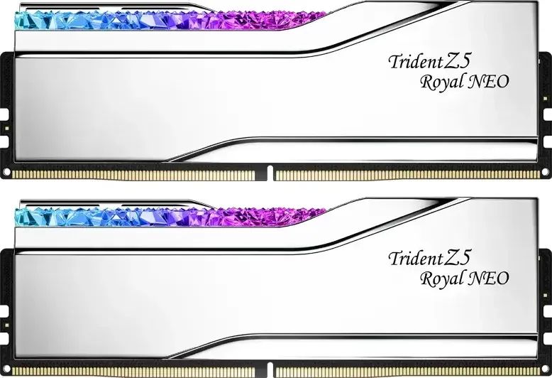 G.SKILL 48GB DDR5 8000MHz Kit(2x24GB) Trident Z5 Royal Neo RGB Silver