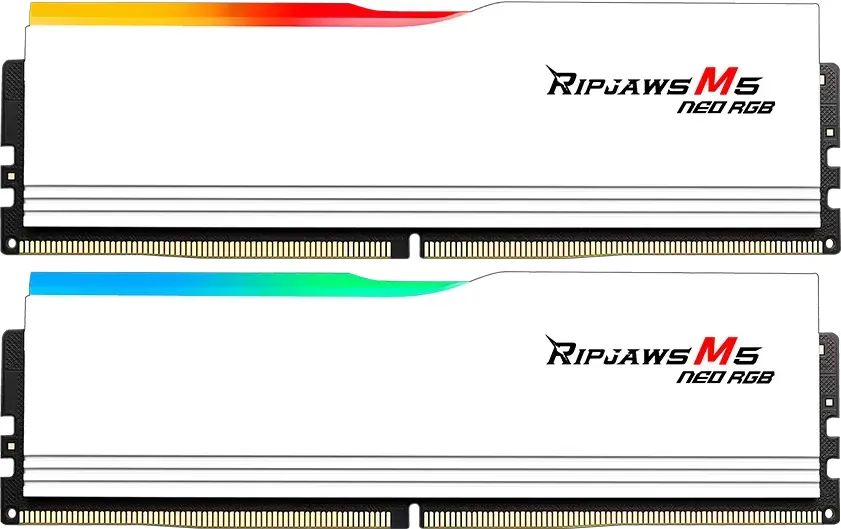 G.SKILL 96GB DDR5 6000MHz Kit(2x48GB) Ripjaws M5 RGB White