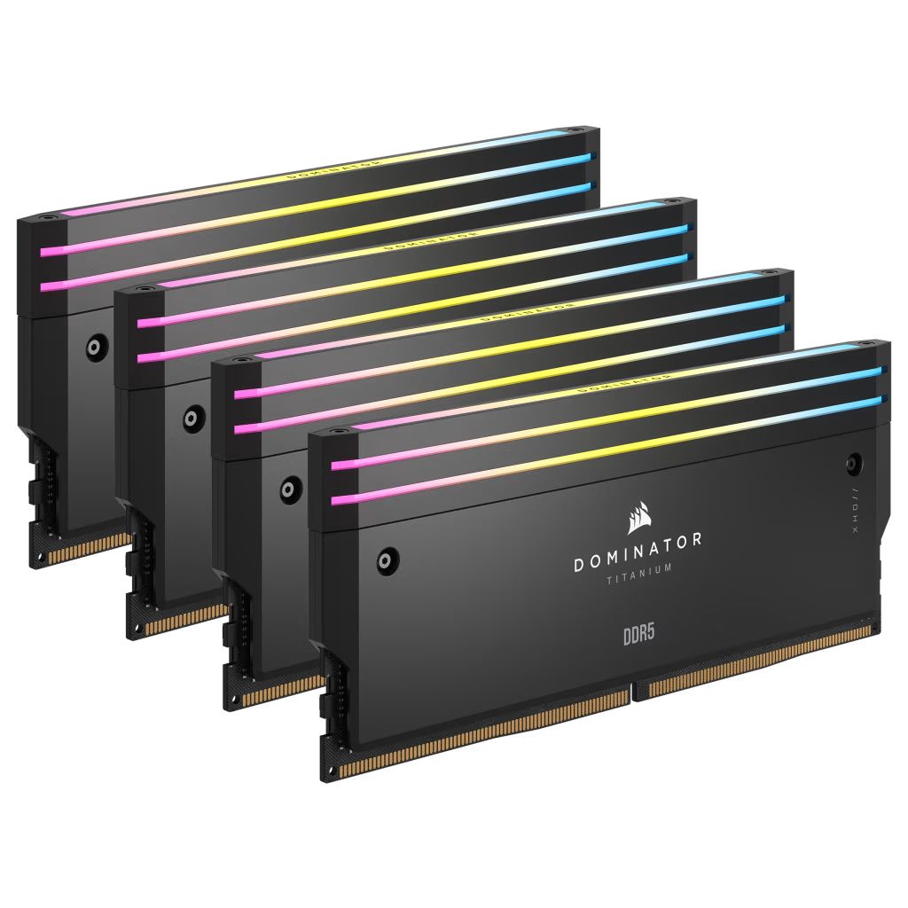 Corsair 96GB DDR5 6400MHz Kit(4x24GB) Dominator Titanium RGB