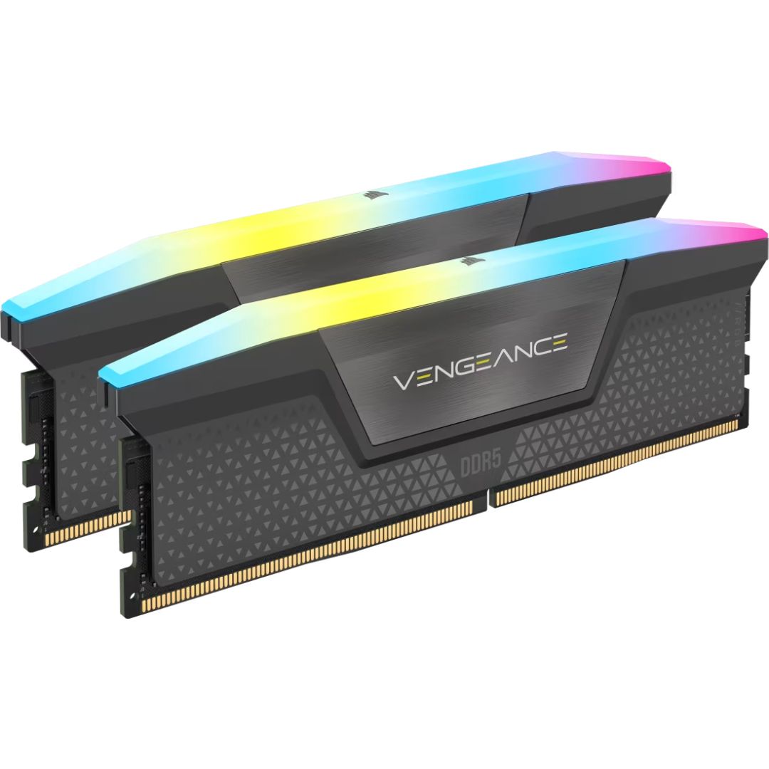 Corsair 64GB DDR5 5600MHz Kit(2x32GB) Vengeance RGB Grey