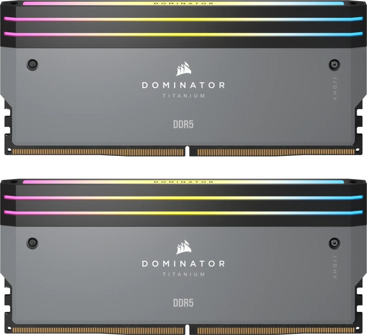 Corsair 96GB DDR5 6000MHz Kit(2x48GB) Dominator Titanium RGB Grey