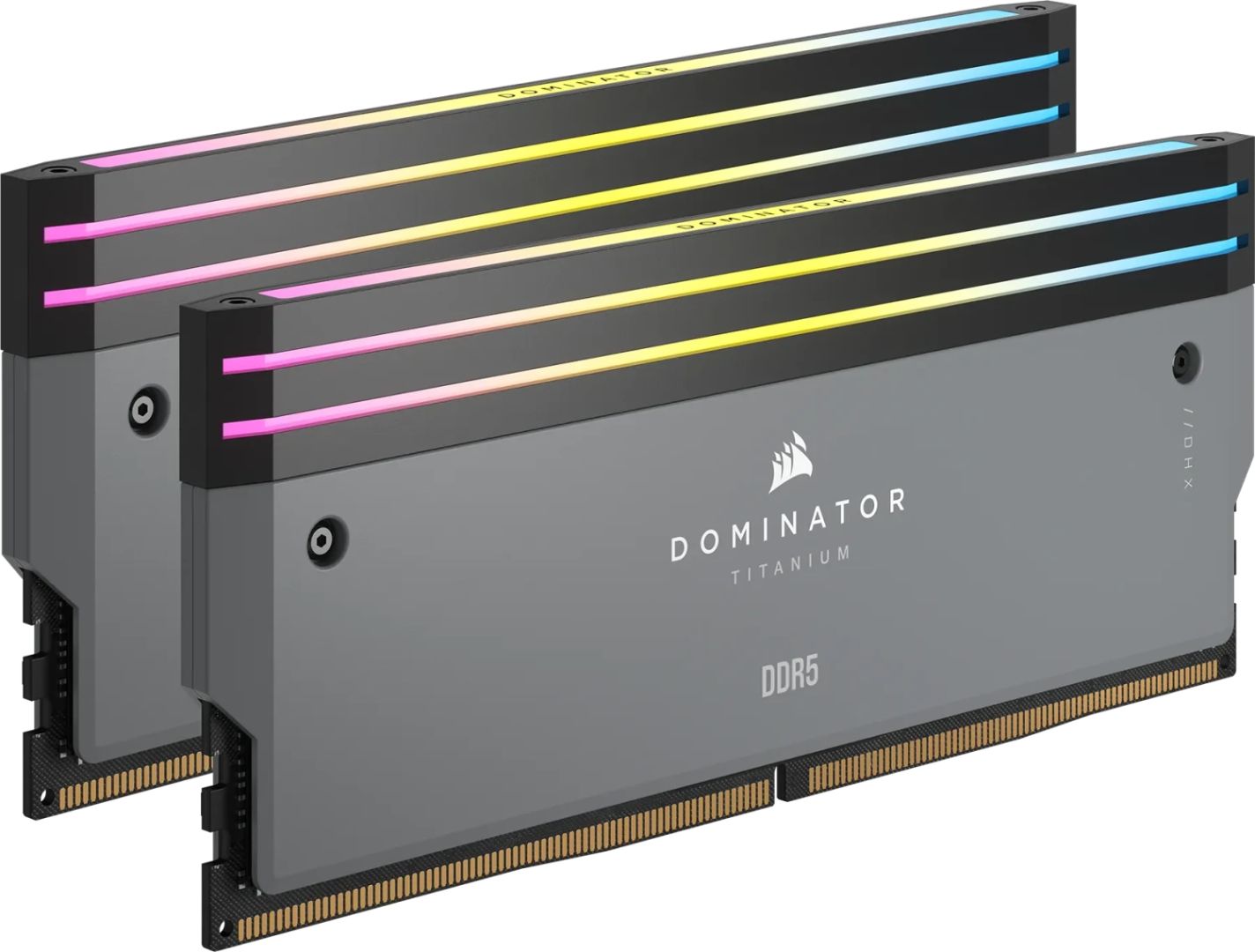Corsair 96GB DDR5 6000MHz Kit(2x48GB) Dominator Titanium RGB Grey