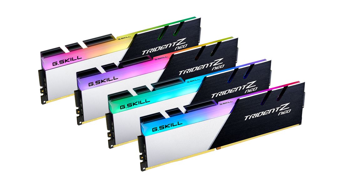 G.SKILL 64GB DDR4 3600MHz Kit(4x16GB) Trident Z Neo