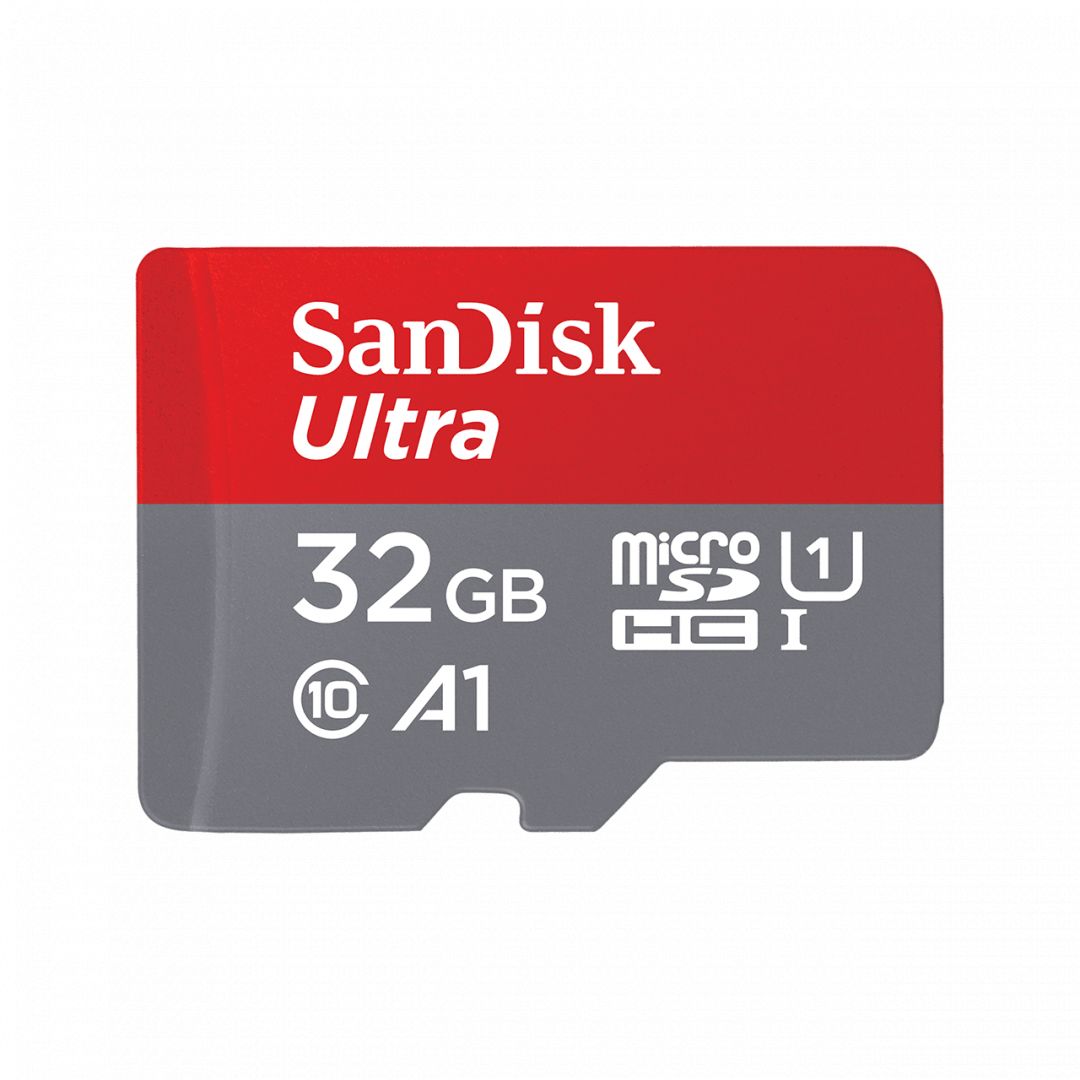 Sandisk 32GB microSDHC Ultra Class 10 UHS-I A1 + adapterrel