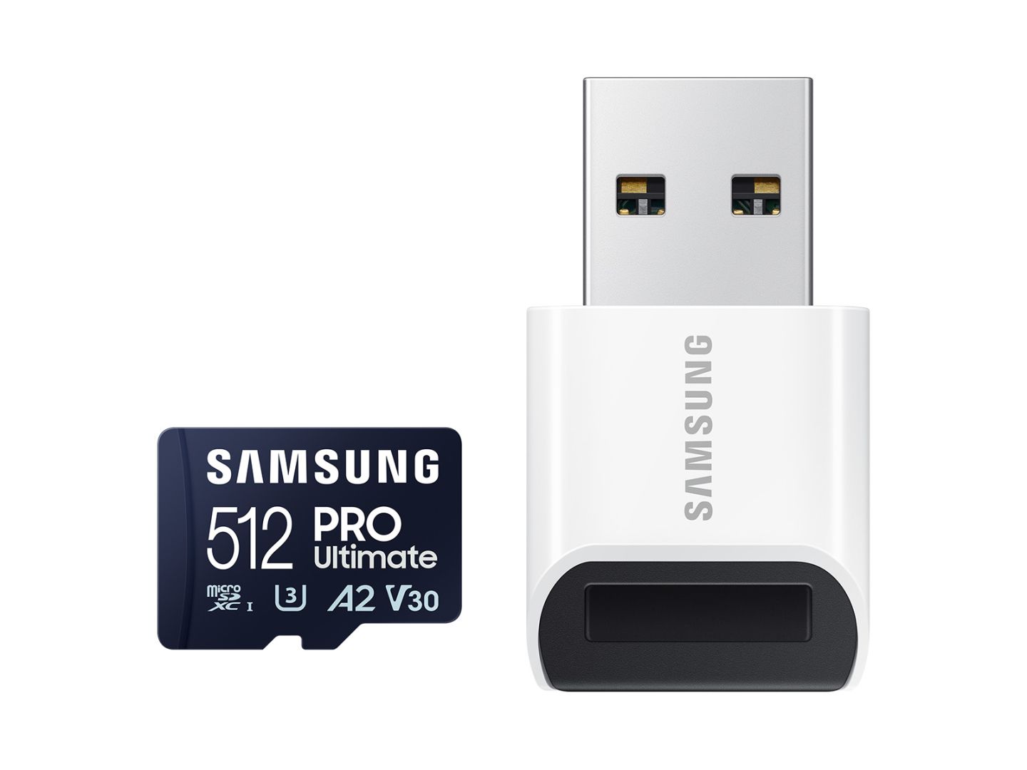 Samsung 512GB microSDXC Pro Ultimate Class10 U3 A2 V30 + Reader