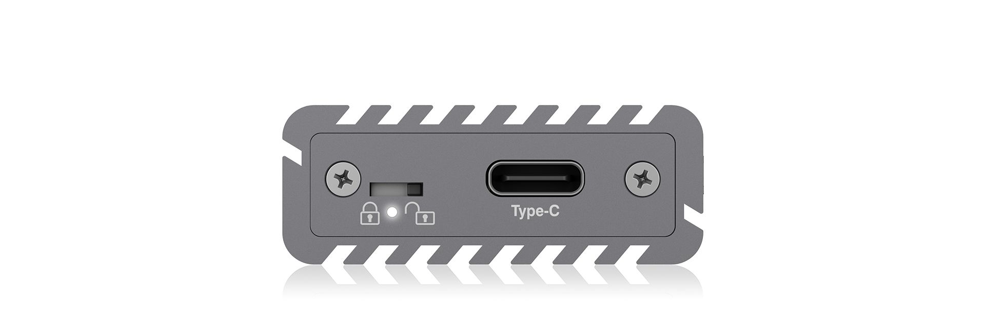 Raidsonic IcyBox IB-1817M-C31 External Type-C aluminium enclosure for M.2 NVMe SSD Grey