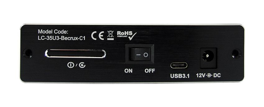 LC Power LC-35U3-Becrux-C1 USB 3.1 Gen. 2 Type C Enclosure