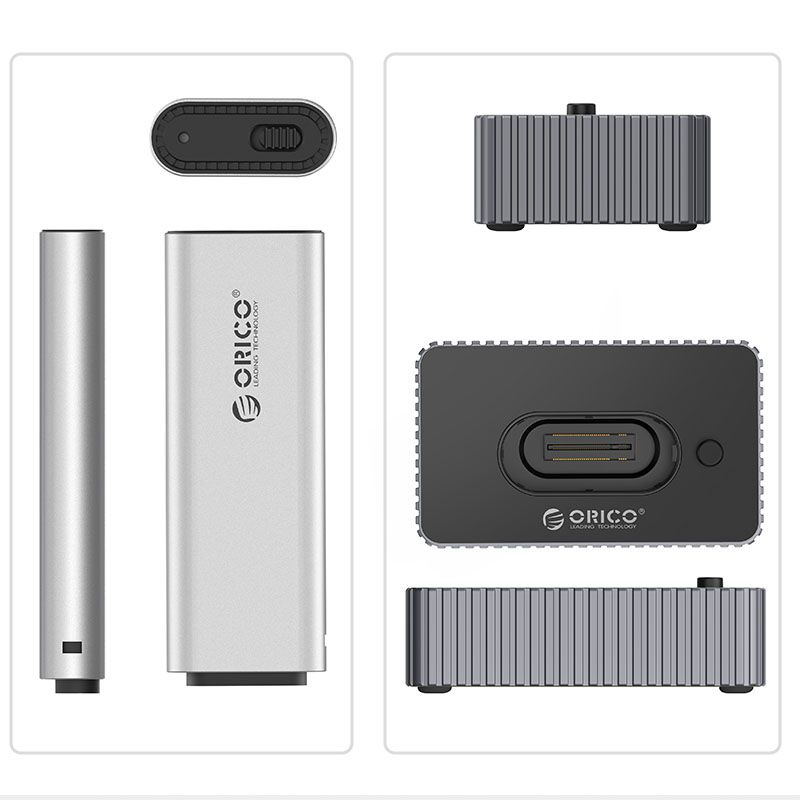 Orico  IT18C3-GY M.2 NVMe SSD Type-C Docking Station Silver