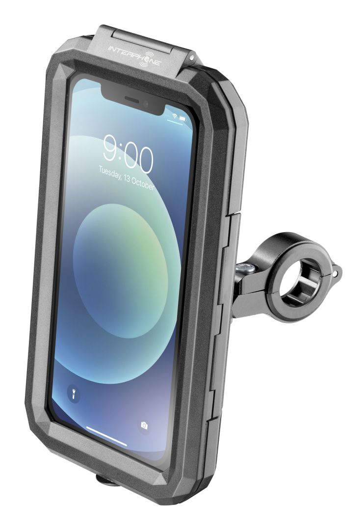 Interphone Universal holder for mobile phones Interphone Armor with handlebar mount, for phones max. 5.8 inch, black