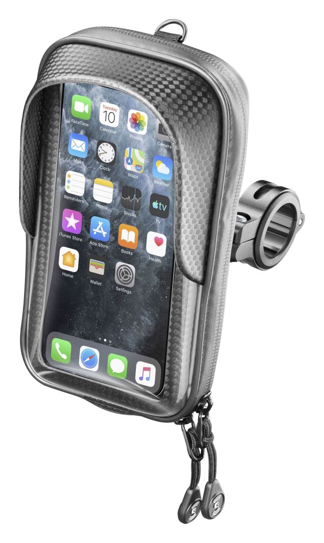 Interphone Universal holder for Interphone Master mobile phones with handlebar mount, for phones up to 5.8 