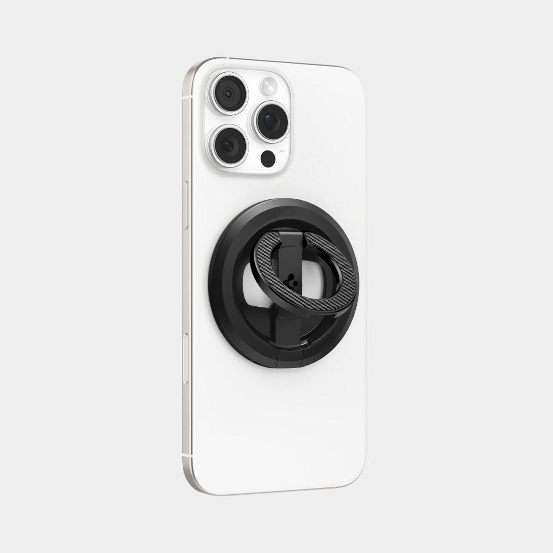 Spigen O-Mag Magnetic Phone Holder with Adjustable Stand Black