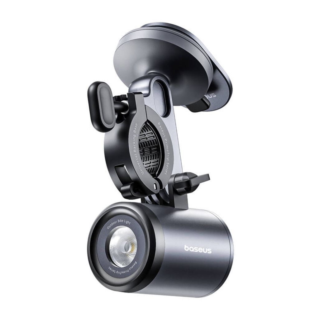 Baseus PrimeTrip 2-in-1 Magnetic Bike Phone Mount & 600LM Dual-Color Light