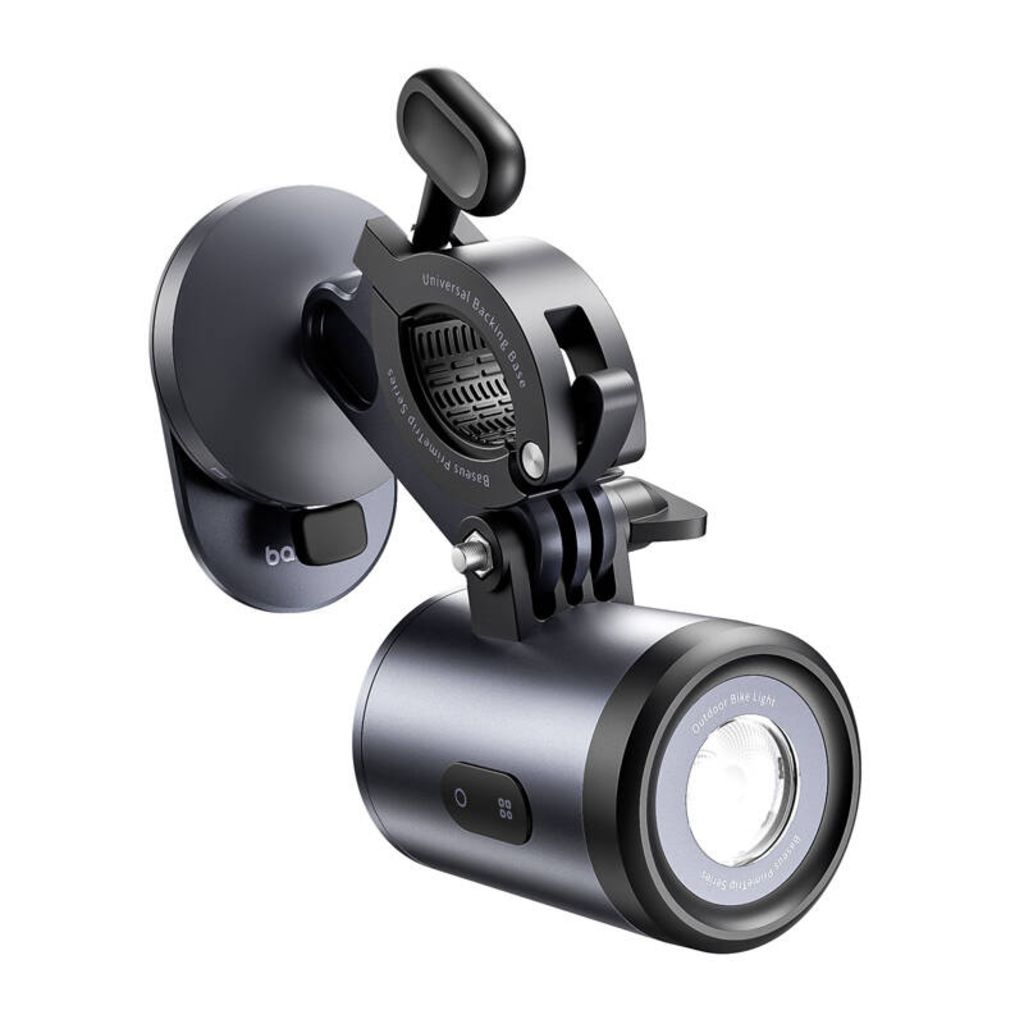 Baseus PrimeTrip 2-in-1 Magnetic Bike Phone Mount & 600LM Dual-Color Light