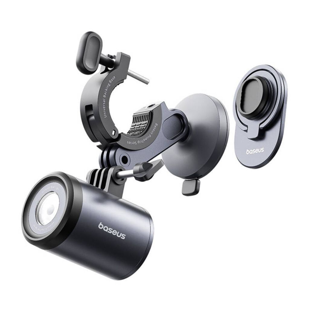 Baseus PrimeTrip 2-in-1 Magnetic Bike Phone Mount & 600LM Dual-Color Light