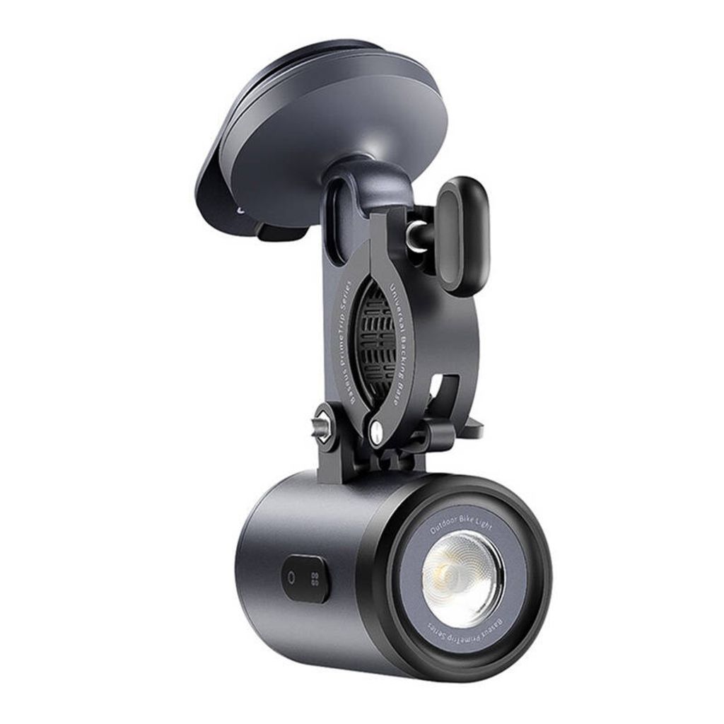 Baseus PrimeTrip 2-in-1 Magnetic Bike Phone Mount & 600LM Dual-Color Light
