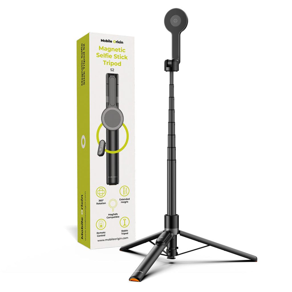 Mobile Origin Magnetic Selfie Stick Tripod S2 Black