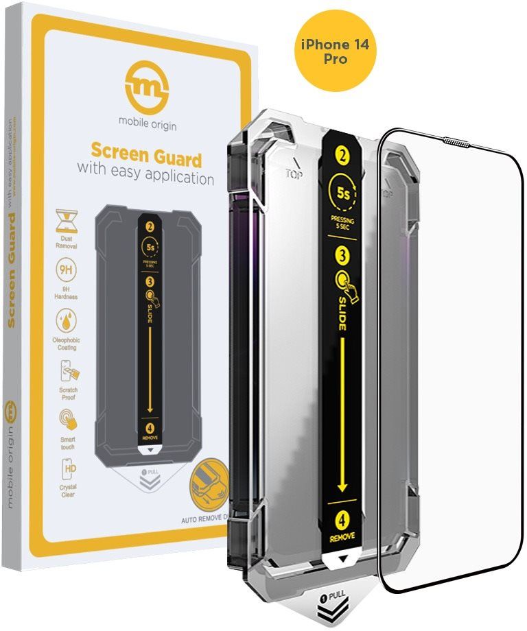 Mobile Origin Screen Guard iPhone 14/13 Pro/16e with easy application