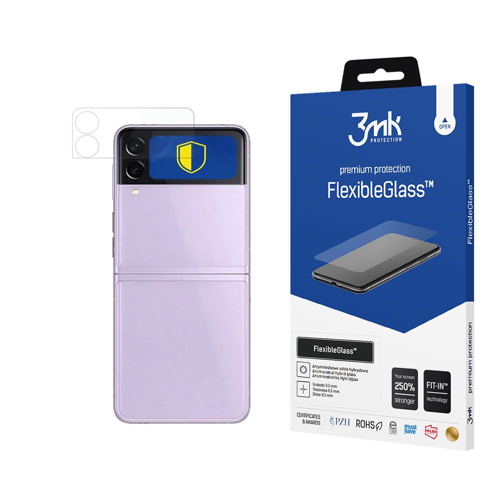 3mk FlexibleGlass hibrid üvegfólia 7H Samsung Galaxy Z Flip 3 5G (Front)