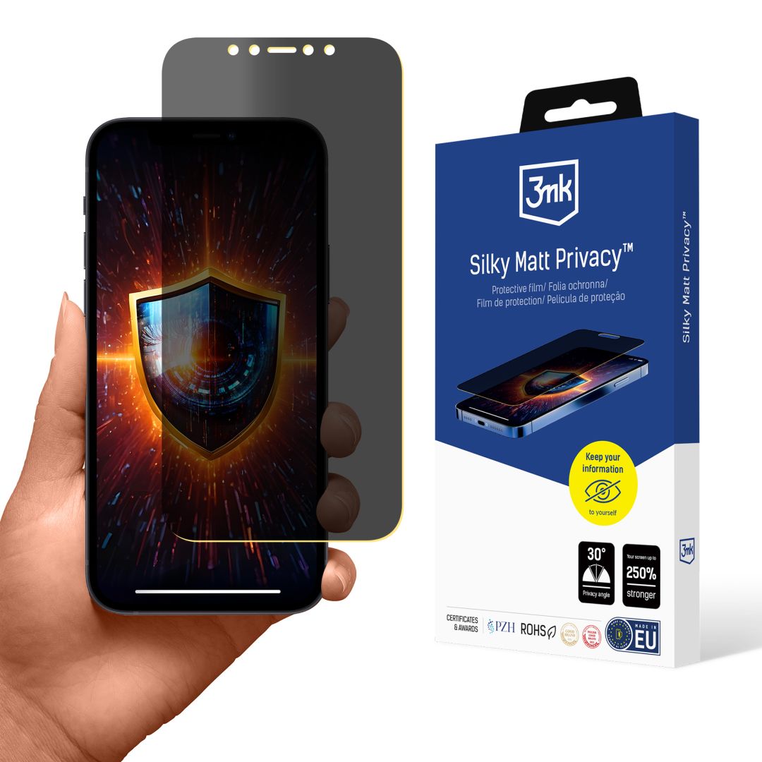 3mk Silky Matt Privacy belátásgátló fólia Apple iPhone 12/12 Pro