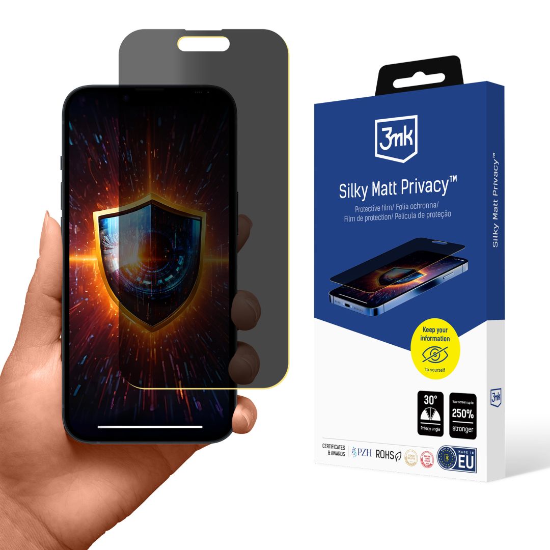3mk Silky Matt Privacy belátásgátló fólia Apple iPhone 15