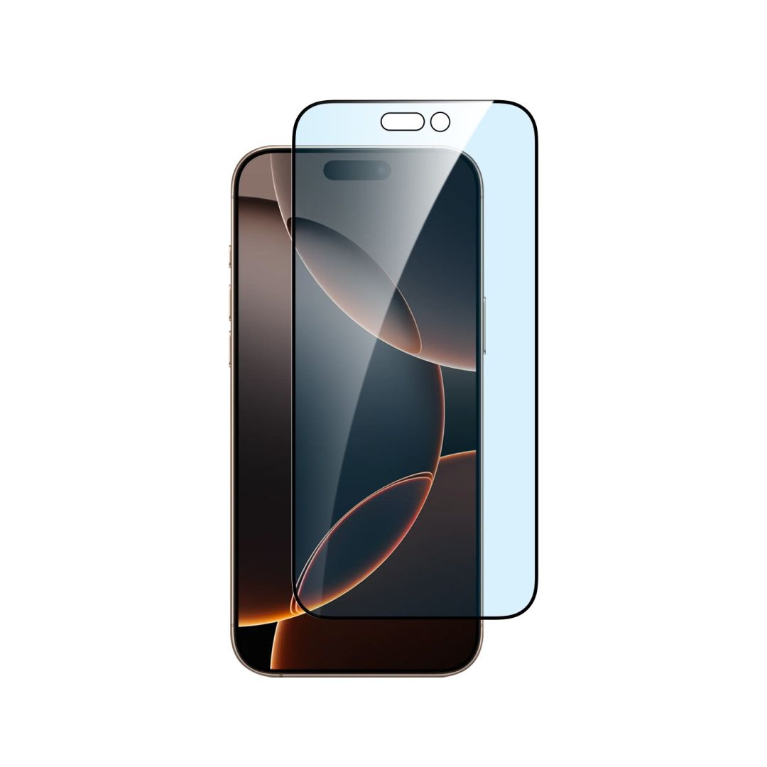 Dviced Anti-blue light tempered glass screen protector edge to edge for iPhone 16 Pro with applicator