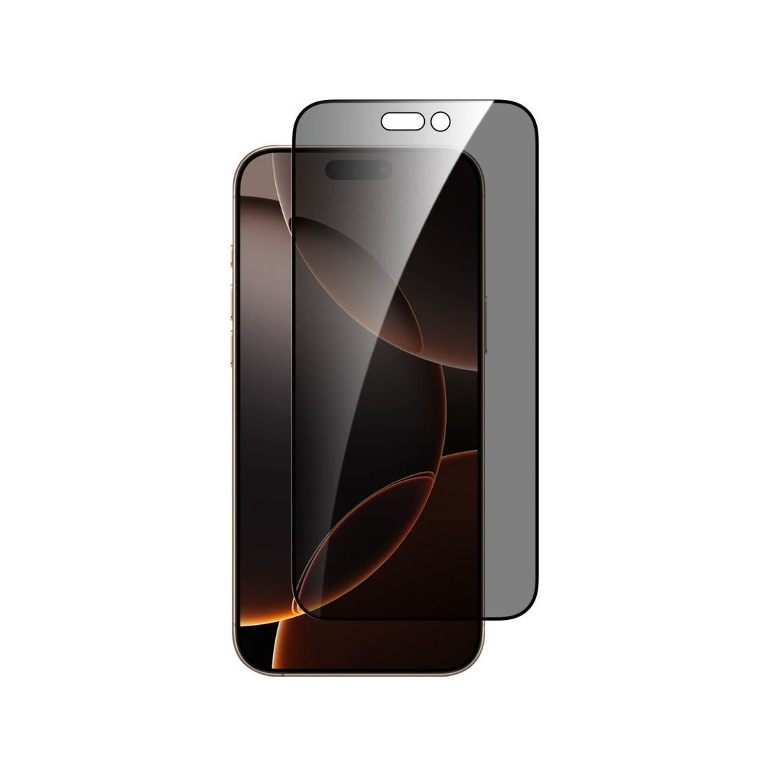 Dviced Privacy tempered glass screen protector edge to edge for iPhone 16 Pro with applicator Duo Pack