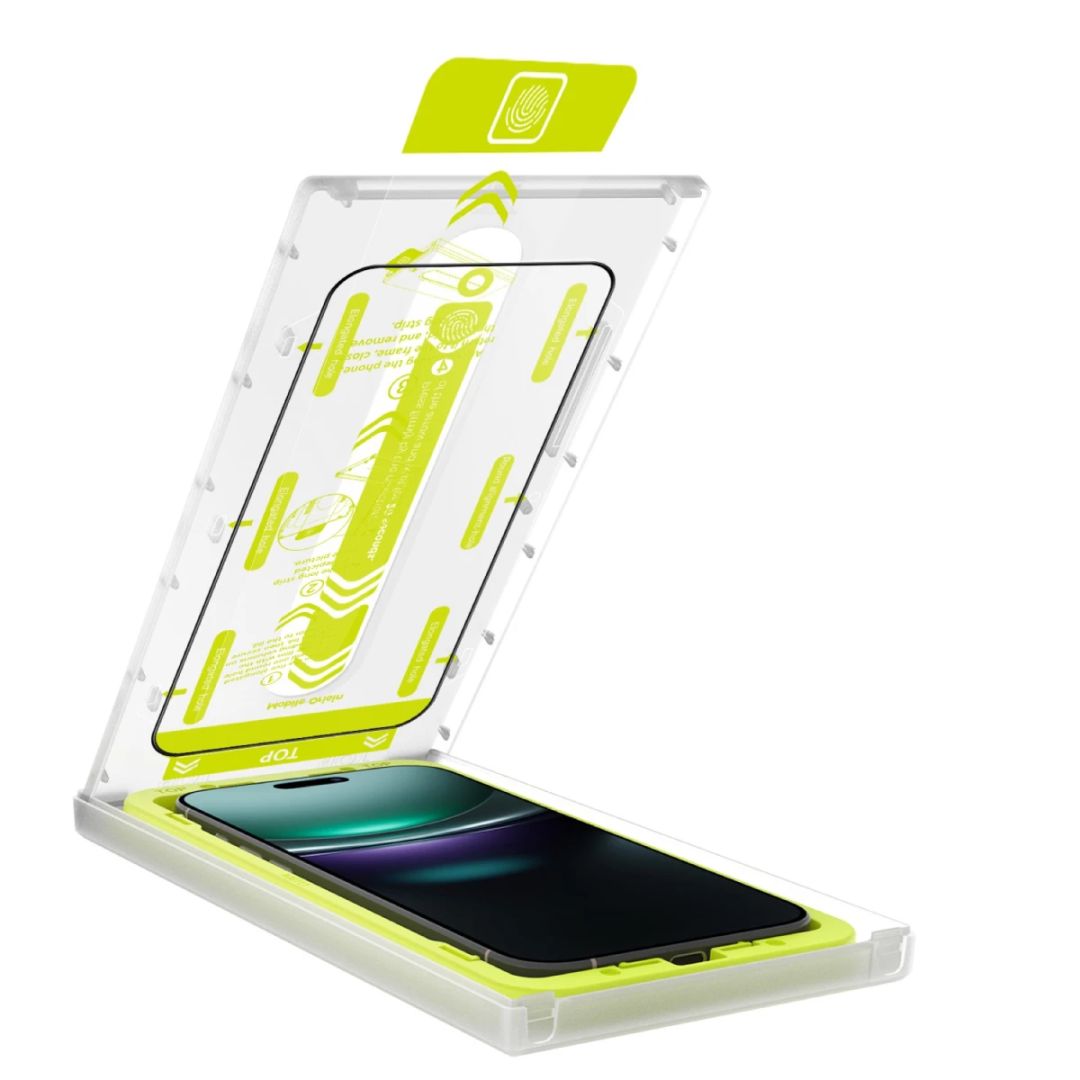Mobile Origin Screen Guard with easy applicator full coverage for iPhone 17 Pro 2 Pack