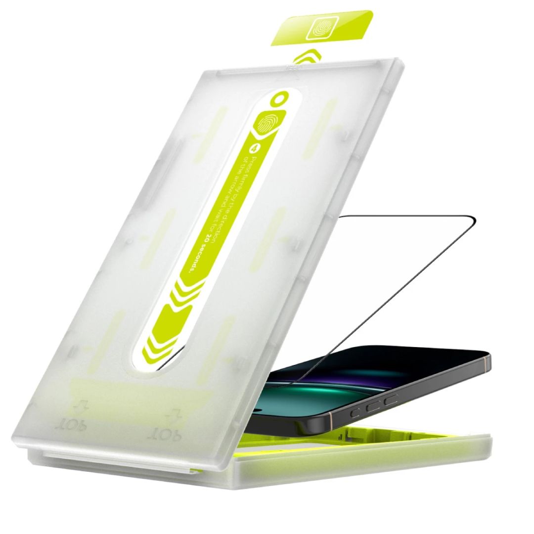 Mobile Origin Screen Guard with easy applicator full coverage for iPhone 17 Pro Max 2 Pack