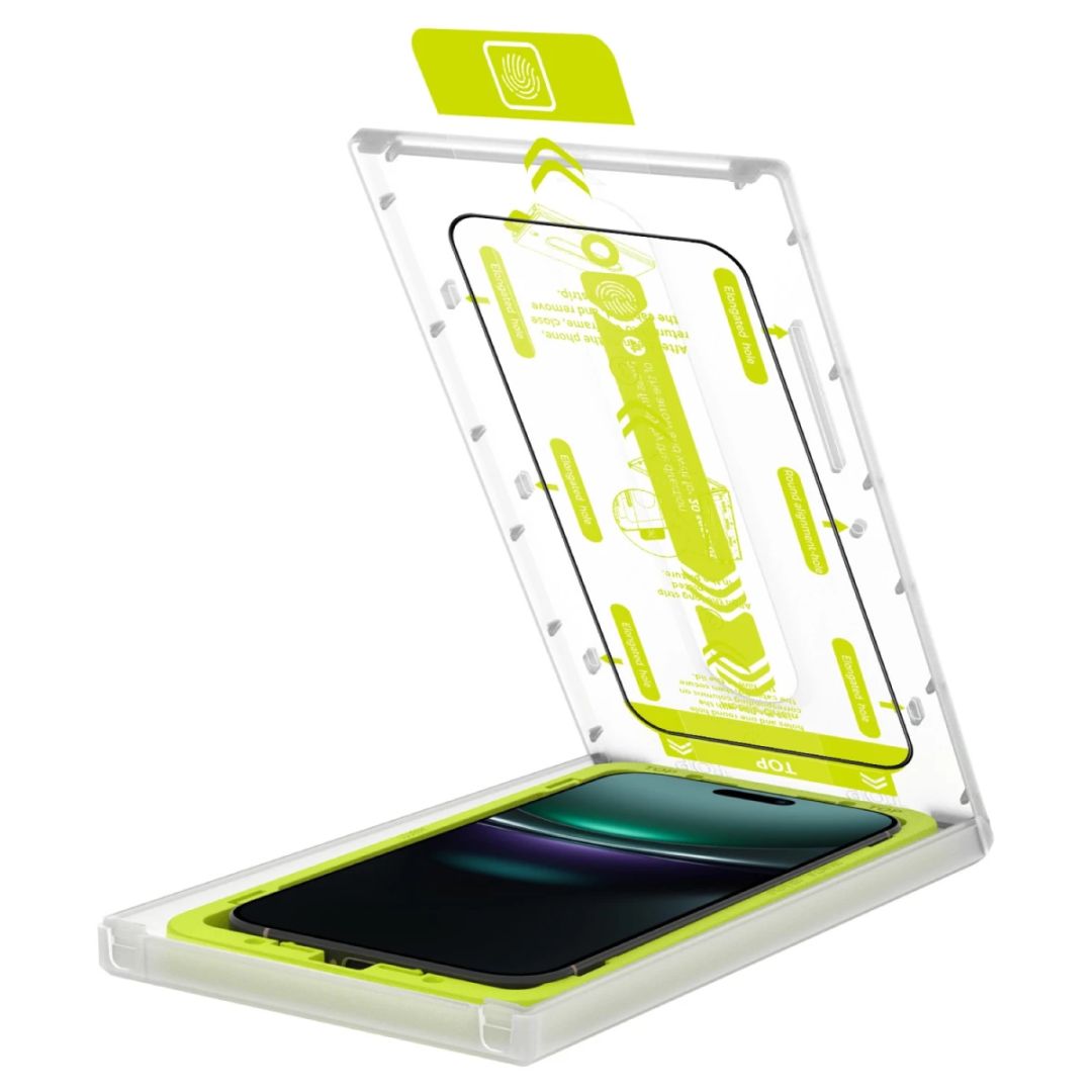 Mobile Origin Screen Guard with easy applicator full coverage for iPhone 17 Pro Max 2 Pack