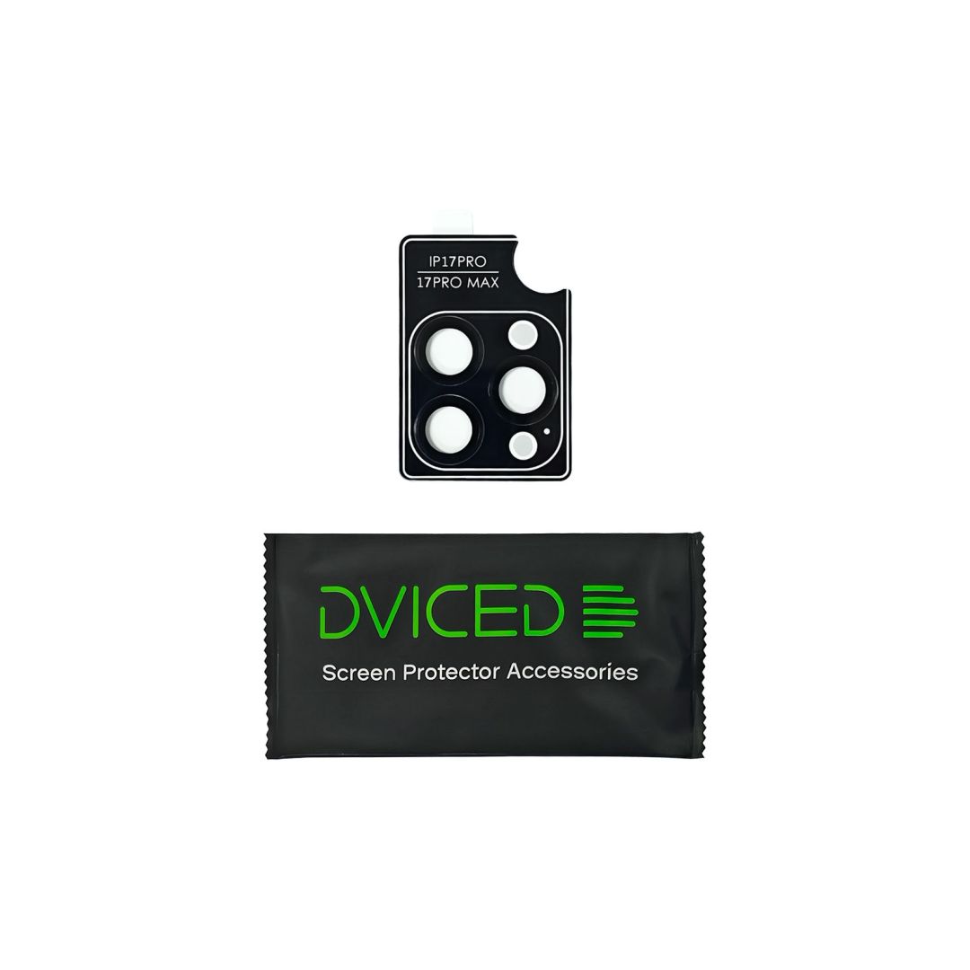 Dviced Tempered glass camera protector for iPhone 17 Pro/17 Pro Max with applicator