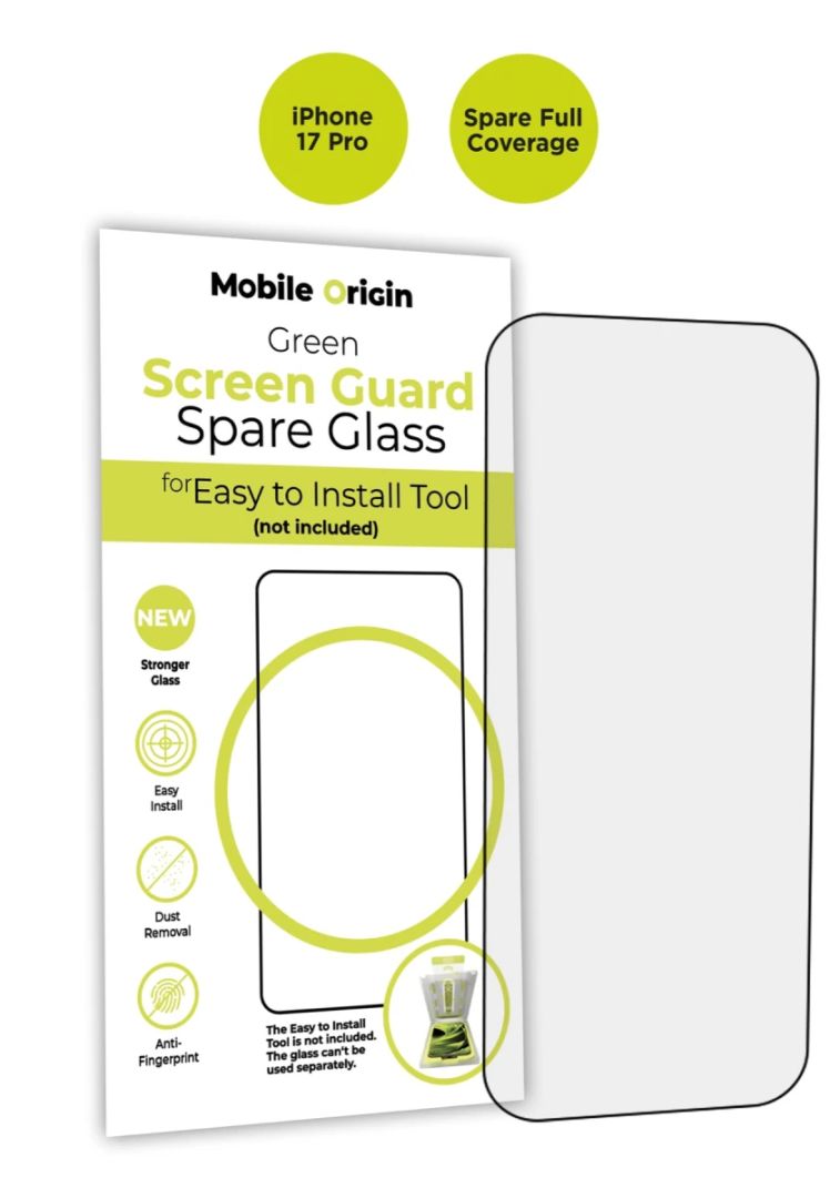 Mobile Origin Screen Guard Spare Glass Full Coverage for iPhone 17 Pro