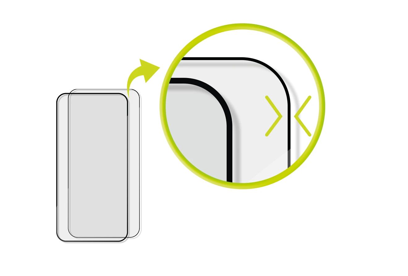 Mobile Origin Screen Guard with easy applicator full coverage for iPhone Air 2Pack Clear