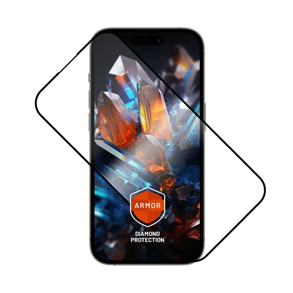 FIXED Rendkívül tartós edzett üveg Samsung Galaxy S26 Ultra készülékhez, fekete