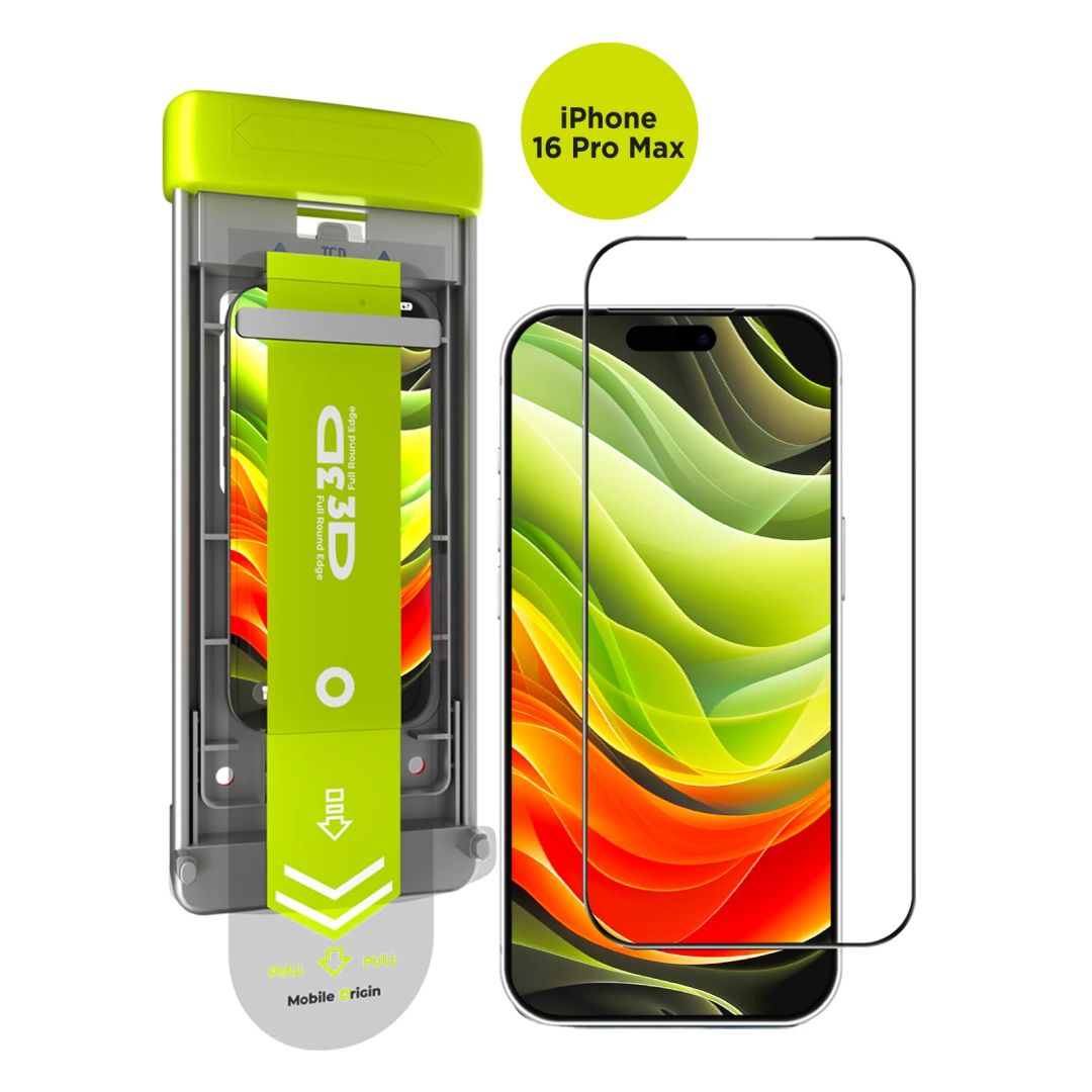 Mobile Origin Screen Guard 3D AR with Applicator PRO iPhone 16 Pro Max
