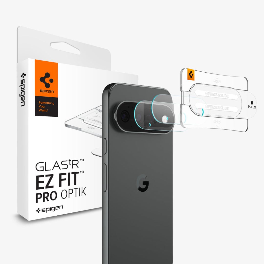 Spigen Glass tR EZ Fit Optik Pro for Google Pixel 11 Pro 2 Pack Crystal Clear