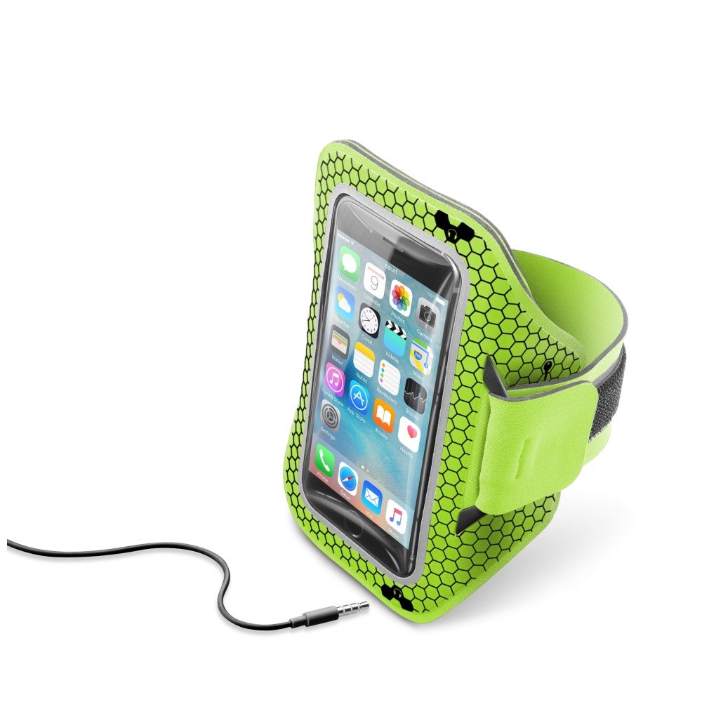 Cellularline Sportluoprene case ARMBAND RUNNING for smartphones up to 5.2