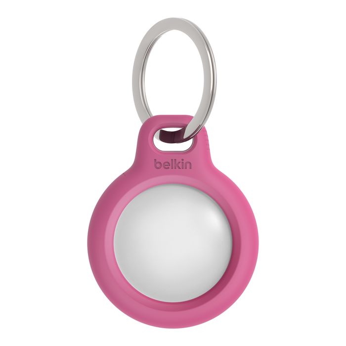 Belkin Secure Holder with Key Ring for AirTag Pink