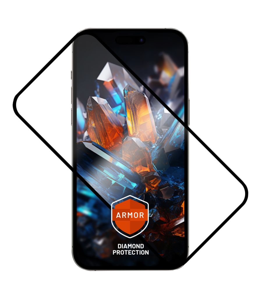 FIXED Armor teljes képernyő borítás 2,5D edzett üvegfólia, applikátorral a Samsung Galaxy S24 készülékhez, fekete, FIXGA-1256-BK