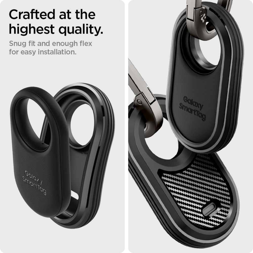 Spigen Rugged Armor Samsung Galaxy Smart Tag 2 2023 Black
