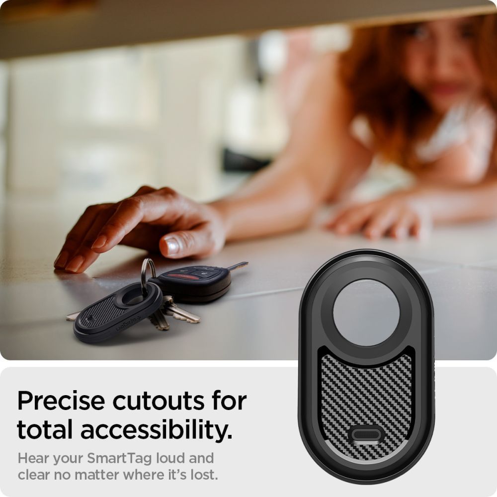 Spigen Rugged Armor Samsung Galaxy Smart Tag 2 2023 Black
