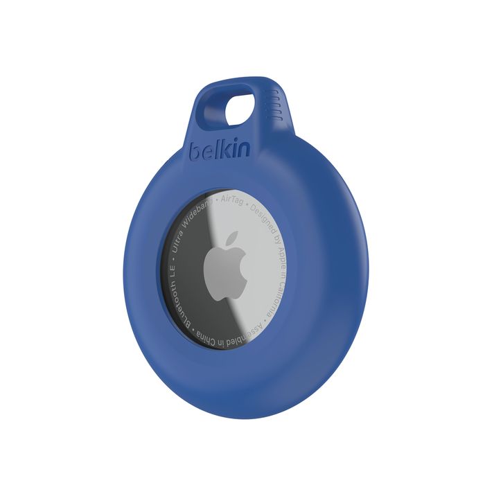 Belkin Waterproof Secure Holder with Key Ring for AirTag 1 Pack Blue