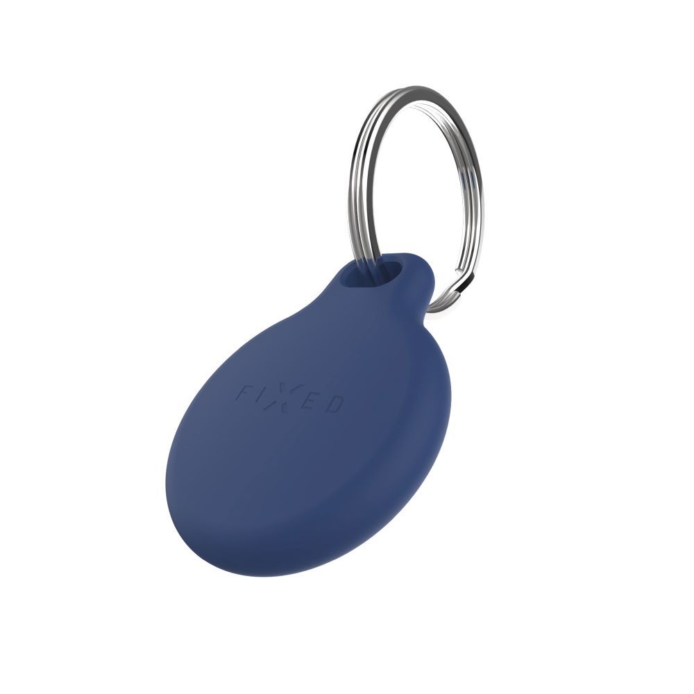 FIXED Silky szilikon tok Apple AirTag-hez, kék