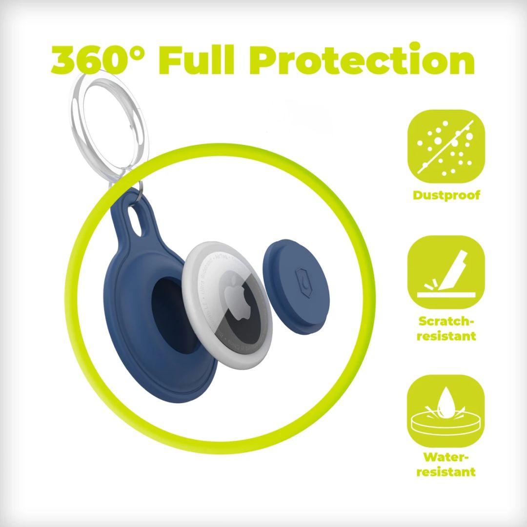 Mobile Origin Airtag Outdoor KeyChain Blue