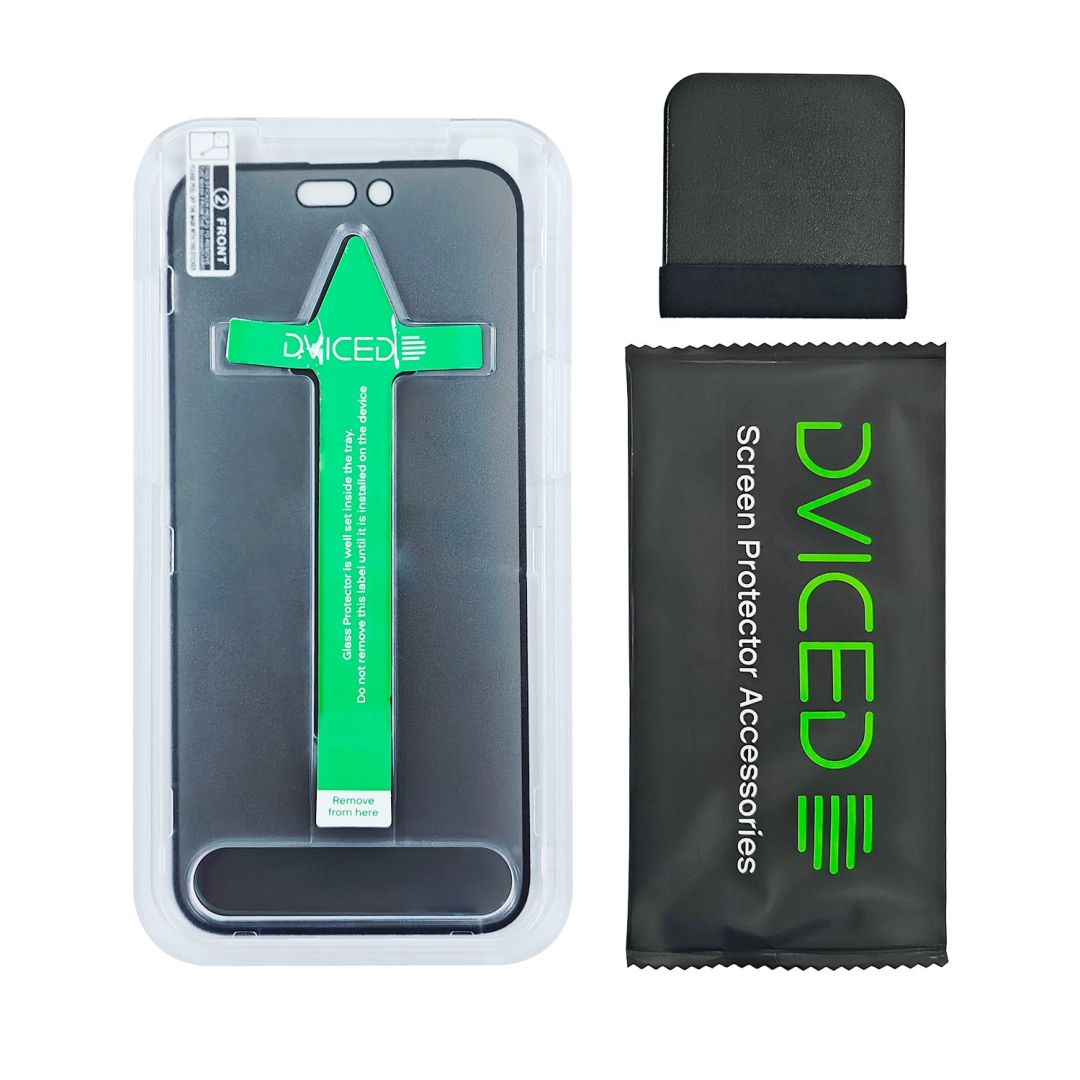 Dviced Dviced Privacy tempered glass screen protector edge to edge for iPhone 16 with applicator