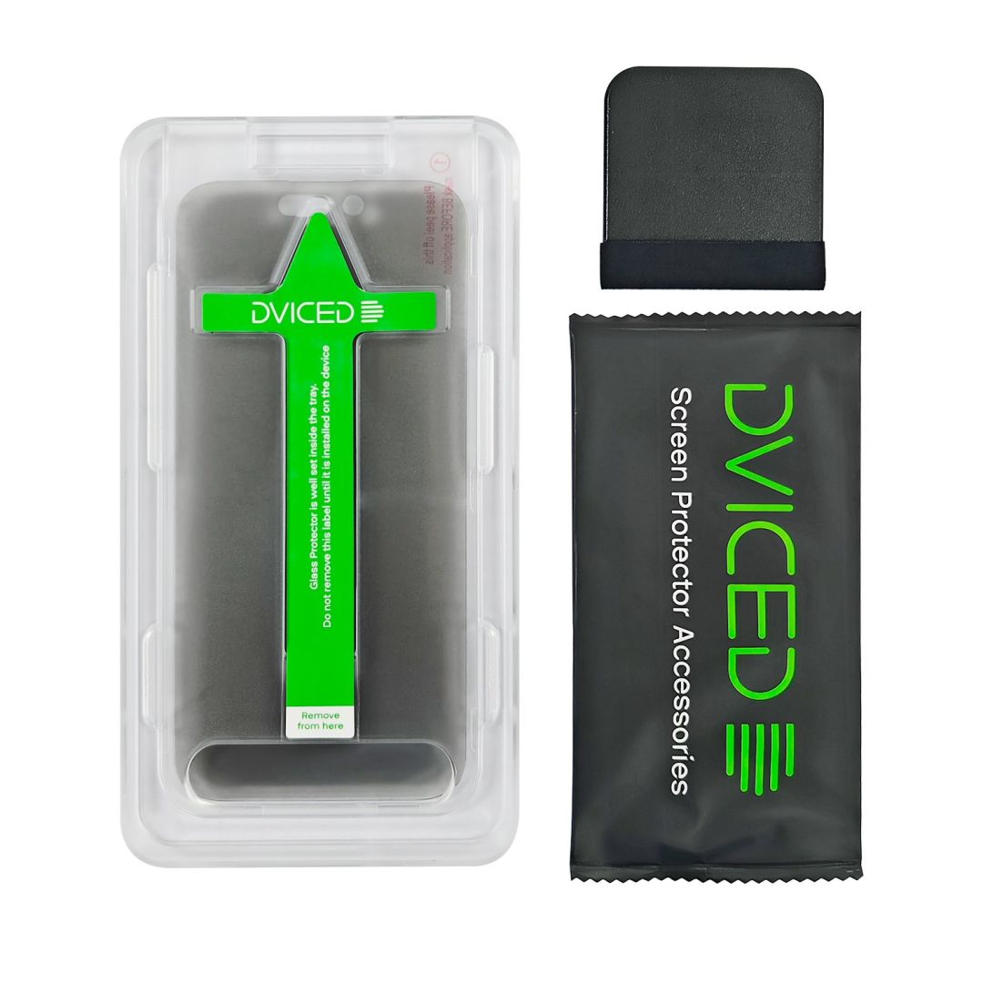 Dviced Privacy tempered glass screen protector for iPhone 16 with applicator