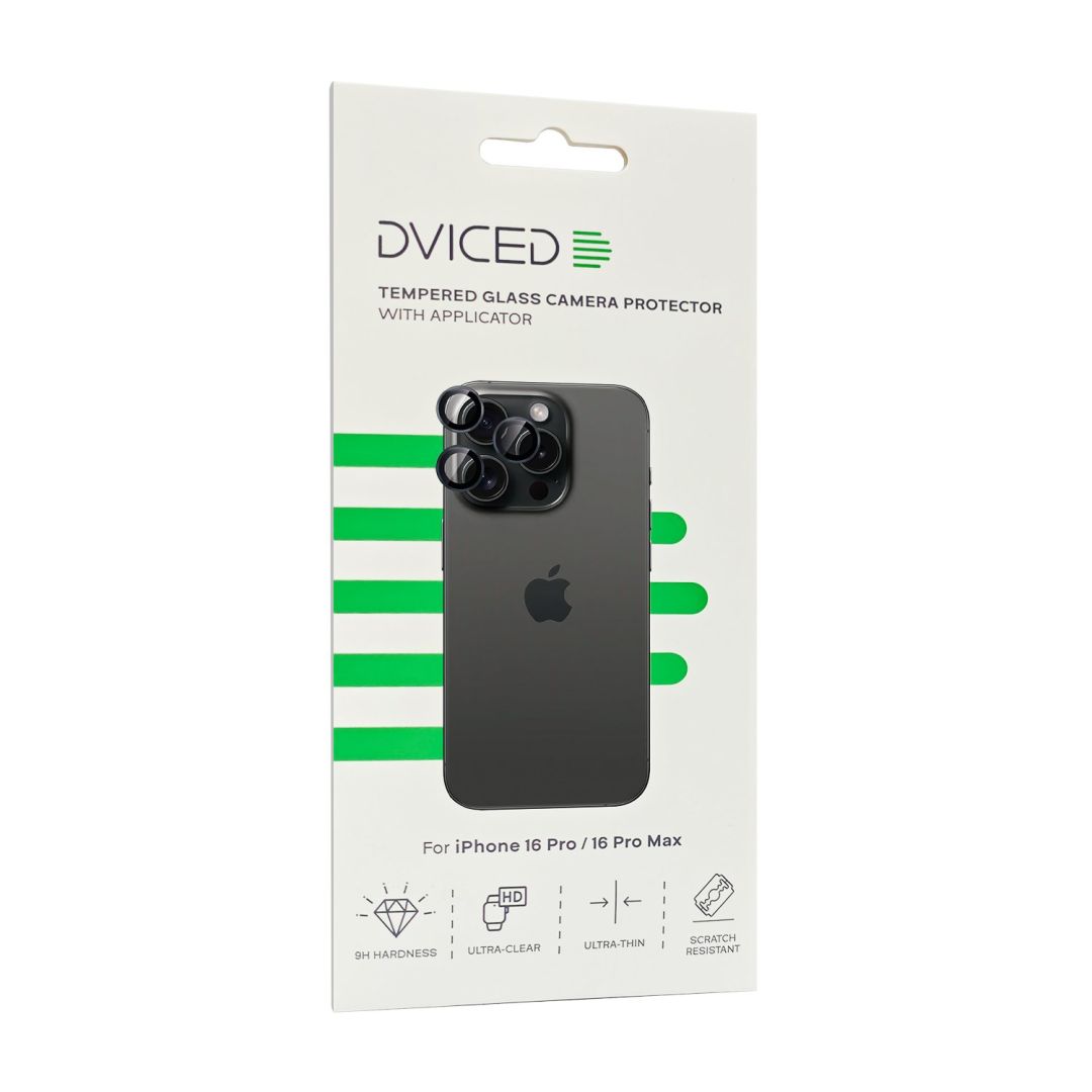 Dviced Dviced Tempered glass camera protector for iPhone 16 Pro/16 Pro Max with applicator