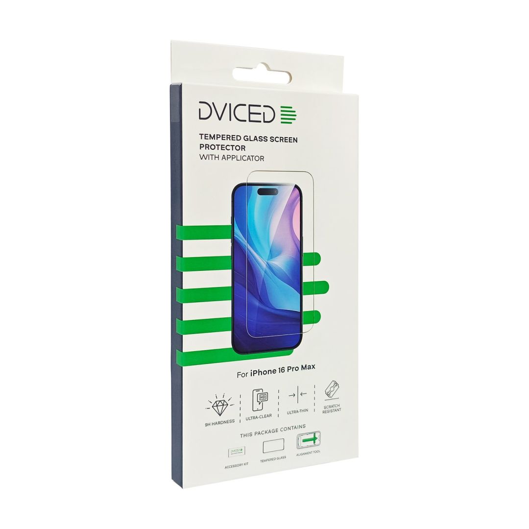 Dviced Dviced Tempered glass screen protector for iPhone 16 Pro Max with applicator
