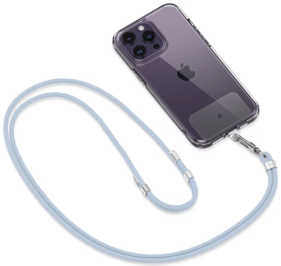 Spigen Universal Set 2 (Cross Body Strap 1P + Wrist Strap 1P + ConTag2 1P) Mute Blue