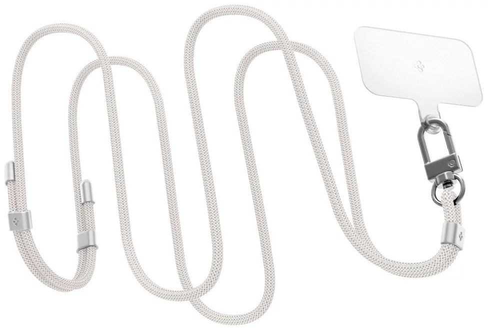 Spigen Universal Set 2 (Cross Body Strap 1P + Wrist Strap 1P + ConTag2 1P) Pearl White