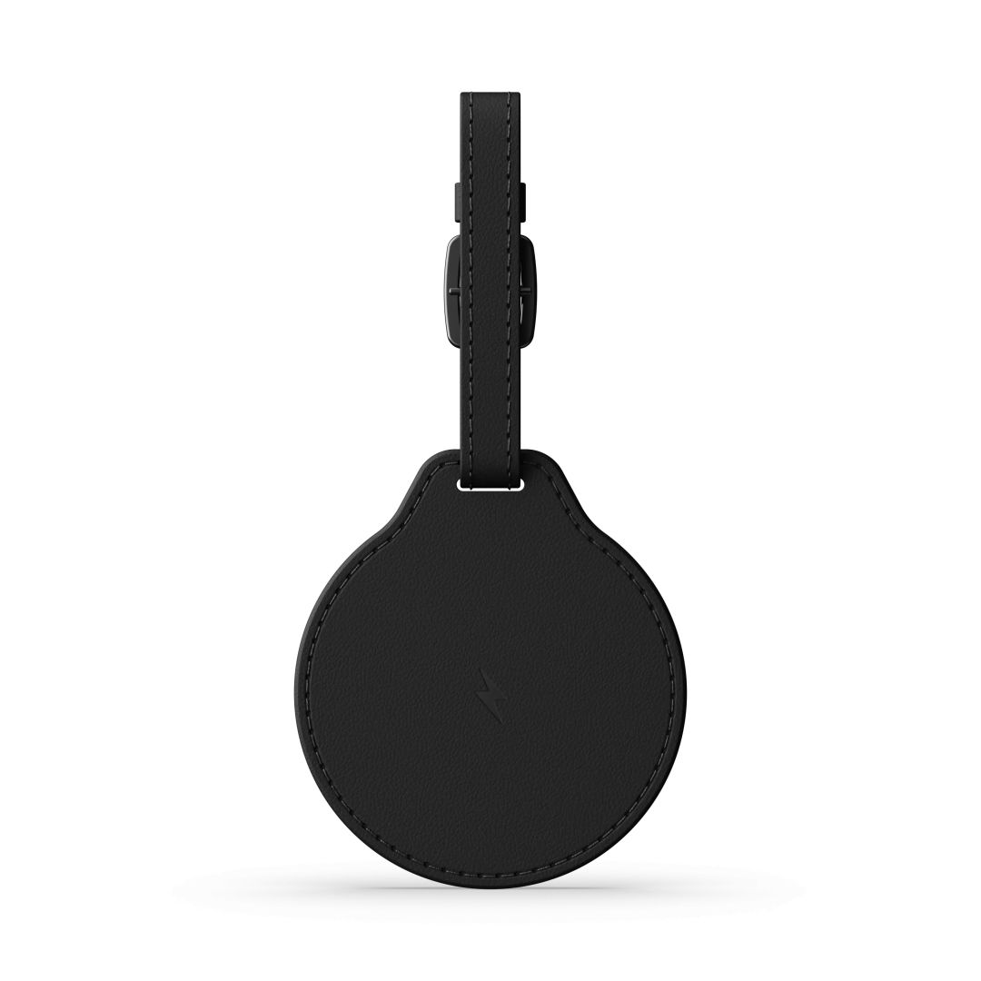 Satechi Vegan-Leather FindAll Luggage Tag Black